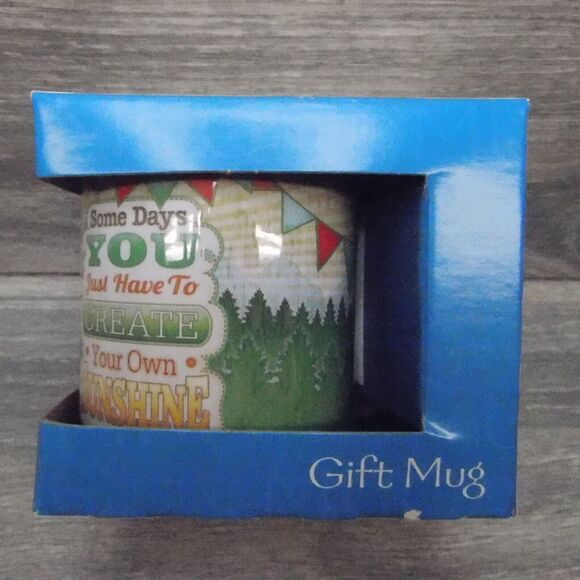 Leanin Tree Mug Gift Some Days You Have To Create Your Own Sunshine Coffee Cup - Picture 3 of 12